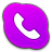 Skype Phone Purple Icon